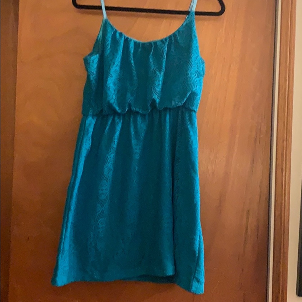 Teal dress